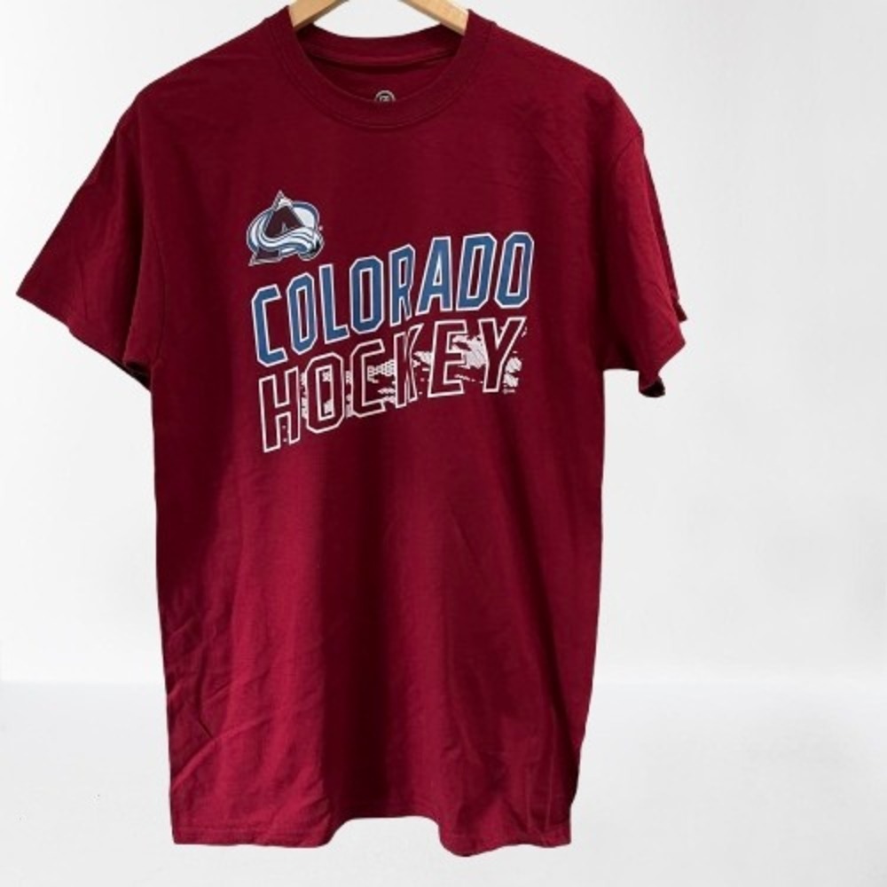 NHL Colorado Avalanche‎ Hockey T Shirt Licensed Graphic Print NEW Medium